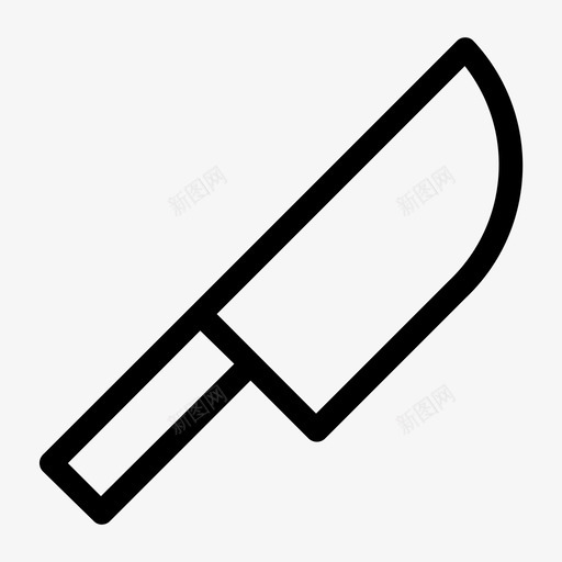 刀厨师厨房图标svg_新图网 https://ixintu.com 刀 厨师 厨房 厨房线