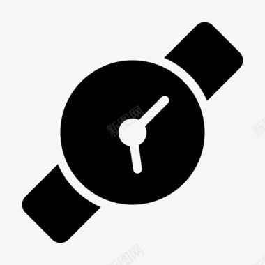 腕表时钟购物图标图标
