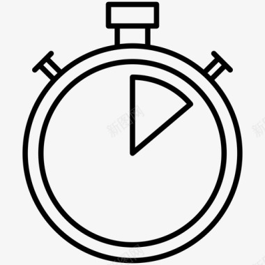 秒表截止时间计时器图标图标