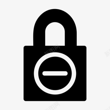 密码锁锁钥匙图标图标