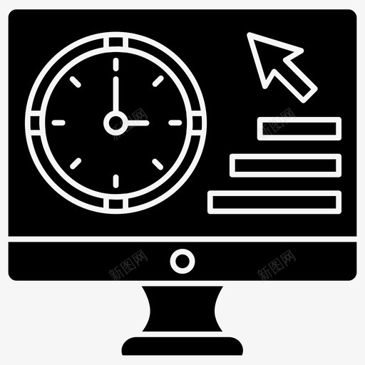 计划分析业务图标svg_新图网 https://ixintu.com 业务 分析 报告 施工 显示 计划