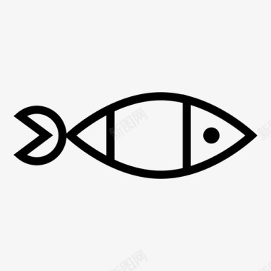 鱼欧洲食物图标图标