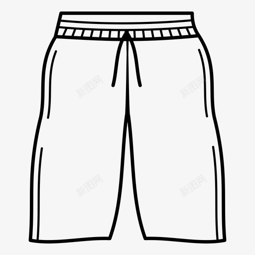 篮球服短裤运动衫图标svg_新图网 https://ixintu.com 短裤 篮球服 运动衫