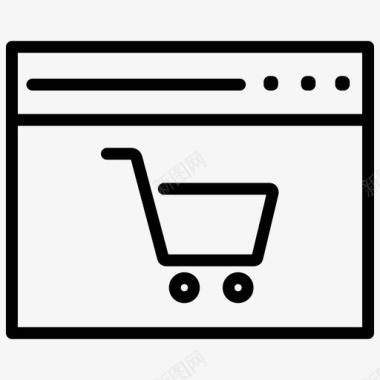 网上购物安全购物篮图标图标