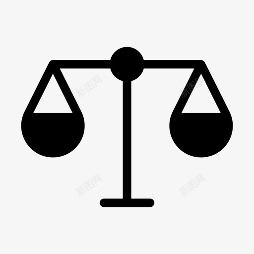平衡法院公正图标svg_新图网 https://ixintu.com 公正 平衡 法院 规模 购物 购物和电子商务图标第二卷