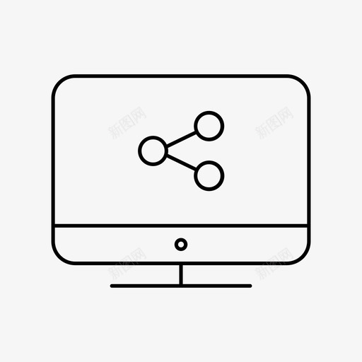 显示器电脑屏幕桌面图标svg_新图网 https://ixintu.com 共享 写入和编辑 显示器 桌面 电脑屏幕 电视