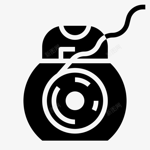 牙线清洁一次性图标svg_新图网 https://ixintu.com 一次性 一次性产品 清洁 牙线 牙齿