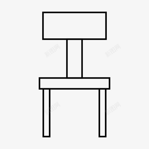 椅子家具休息图标svg_新图网 https://ixintu.com 休息 坐下 家具 座位 椅子