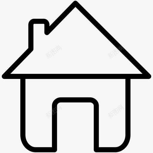 住宅房产房子图标svg_新图网 https://ixintu.com 住宅 地方 房产 房地产 房子 杂项