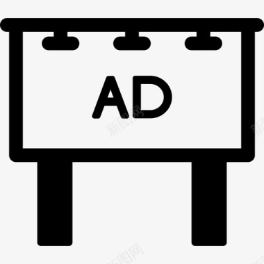 道路广告形状媒体广告图标图标