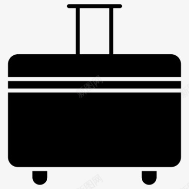 行李箱旅行箱旅行图标图标