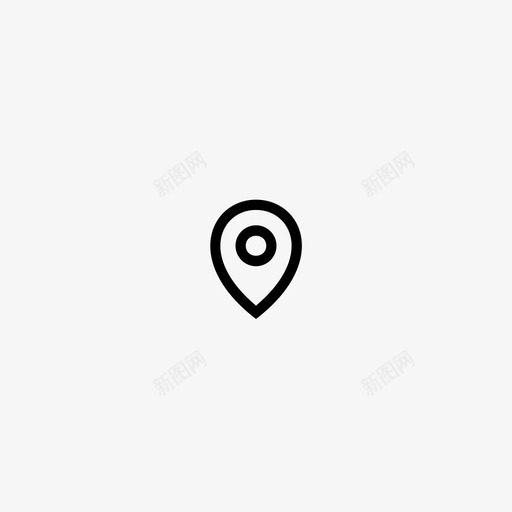 pinaddressplace图标svg_新图网 https://ixintu.com address goracio图标 pin place site spot