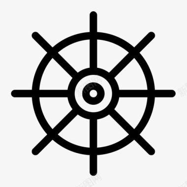 舵手假日船图标图标