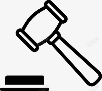 法律商业法院图标图标