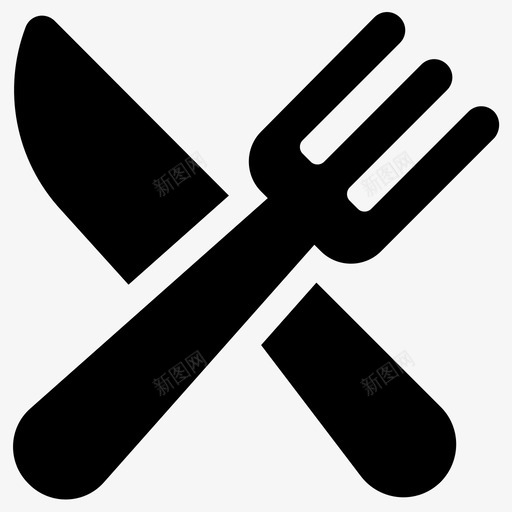 吃餐具食物图标svg_新图网 https://ixintu.com 厨房 吃 食物 餐具 餐厅