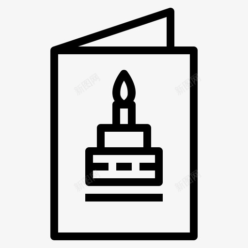 生日邀请生日聚会卡片图标svg_新图网 https://ixintu.com 卡片 生日聚会 生日聚会图标 生日邀请 邀请