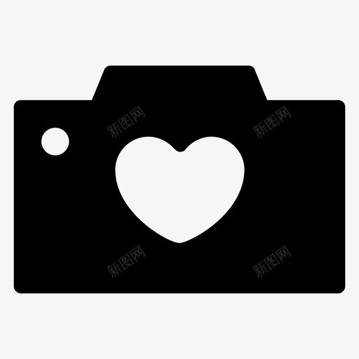 相机心回忆图标svg_新图网 https://ixintu.com 回忆 心 摄影 照片 爱情和浪漫的文字 相机