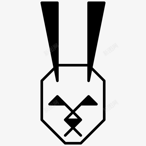 暴躁的兔子动物兔子图标svg_新图网 https://ixintu.com 兔子 动物 悲伤 暴躁的兔子 暴躁的动物