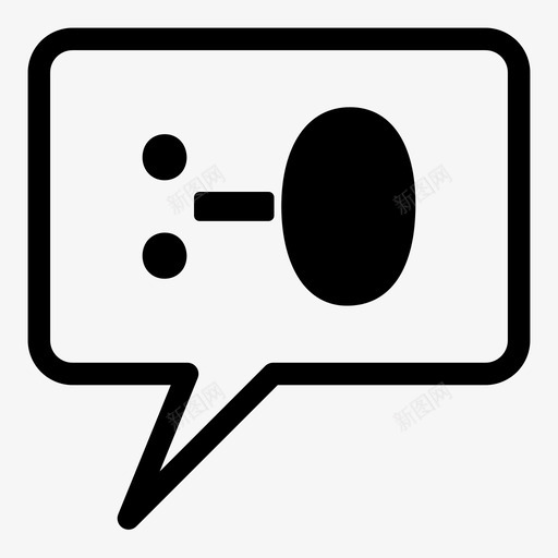 害怕表情喊叫图标svg_新图网 https://ixintu.com 喊叫 害怕 惊奇 惊讶 泡泡 表情 说话