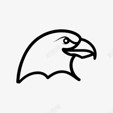 鹰美国鸟图标图标