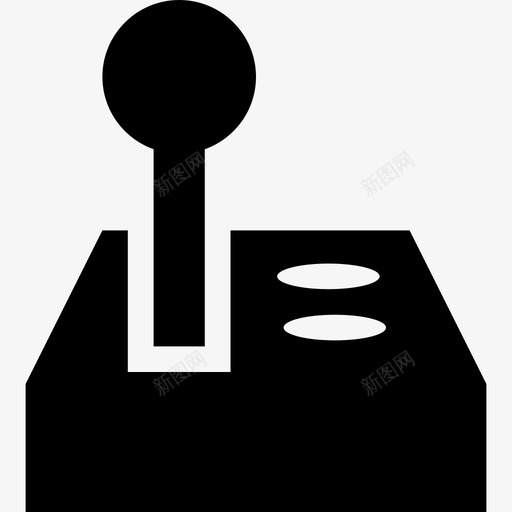 操纵杆控制器游戏图标svg_新图网 https://ixintu.com 小黑 控制器 操纵杆 游戏 视频 键盘