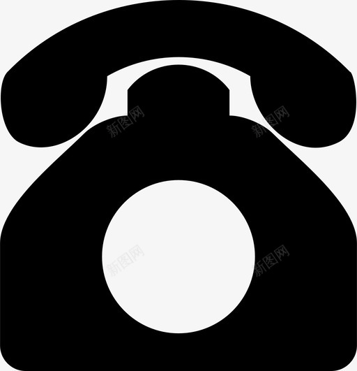 电话通讯固定电话图标svg_新图网 https://ixintu.com 固定电话 接收器 电话 购物 通讯