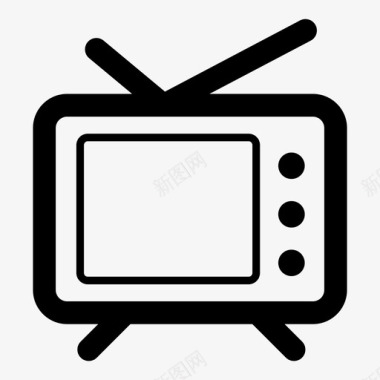 电视电视机用户界面用户文档图标图标