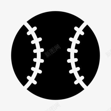 垒球游戏运动图标图标