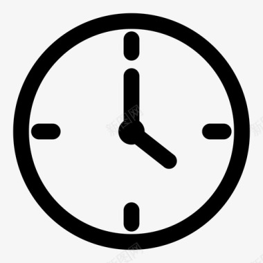 时钟时间闹钟模拟图标图标