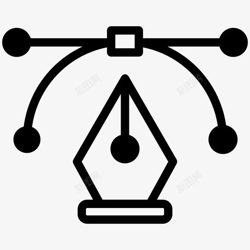 贝塞尔图标svg_新图网 https://ixintu.com 形状 收藏14 笔 设计 贝塞尔