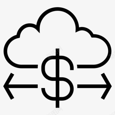 云业务货币交易网上银行图标图标