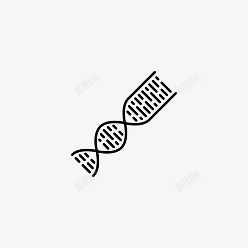 基因组DNA科学图标svg_新图网 https://ixintu.com DNA 基因组 科学