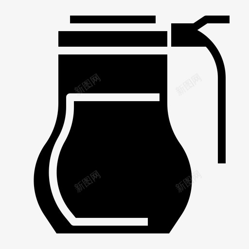 糖浆罐容器简单糖浆图标svg_新图网 https://ixintu.com 咖啡 容器 甜味 简单糖浆 糖浆罐