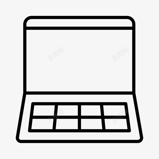 笔记本电脑硬件屏幕图标svg_新图网 https://ixintu.com 屏幕 平板电脑 技术 硬件 笔记本电脑