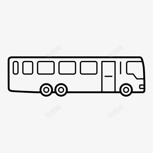 客车公共汽车服务多巴士图标svg_新图网 https://ixintu.com 公共交通 公共汽车 公共汽车服务 公共汽车类型 多巴士 客车 道路车辆