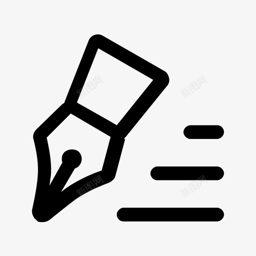pensvg_新图网 https://ixintu.com pen 线性 扁平 笔 钢笔 申请