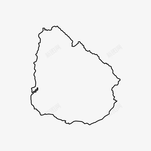 乌拉圭地图美洲地图图标svg_新图网 https://ixintu.com 乌拉圭地图 南美洲 地图 美洲