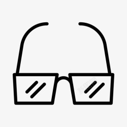 电子目镜眼镜护目镜光学图标高清图片