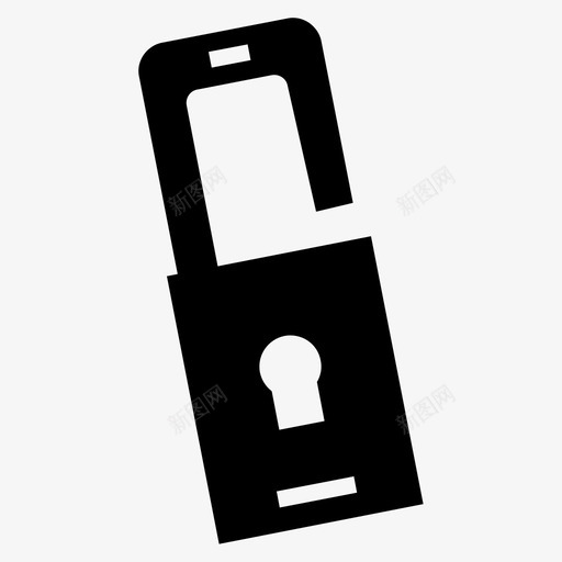 认证隐私保护图标svg_新图网 https://ixintu.com 云计算2 保护 安全 解锁 认证 隐私