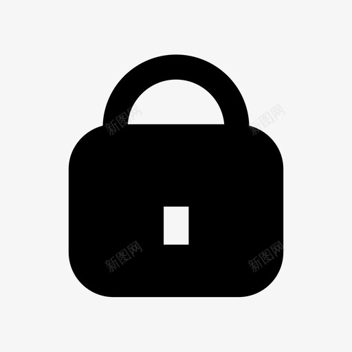 锁闭锁门图标svg_新图网 https://ixintu.com 受保护 锁 门 闩锁 闭锁