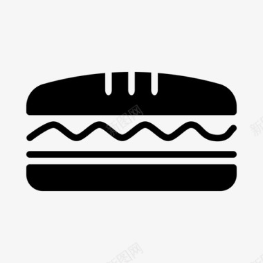 汉堡吃食物图标图标