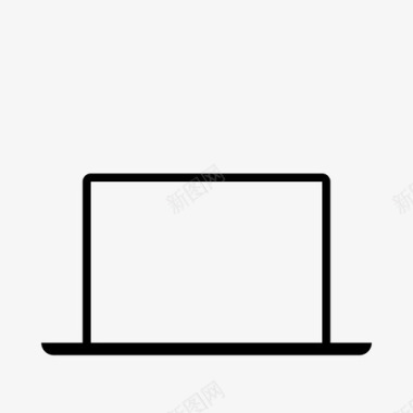 笔记本电脑macbook设备图标图标