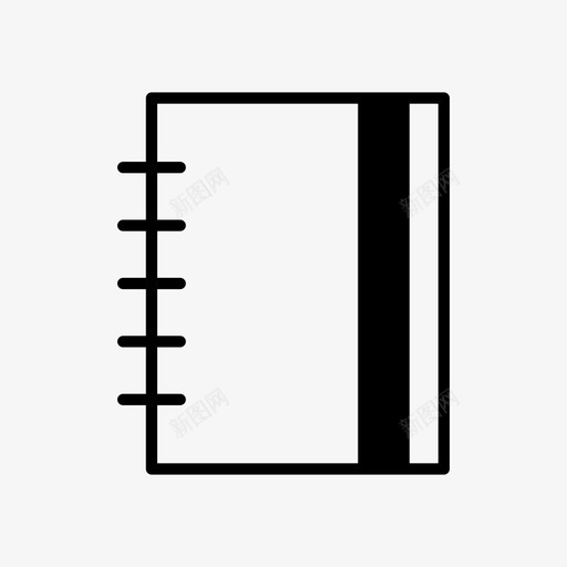 日记笔记笔记本图标svg_新图网 https://ixintu.com 个人日记 日记 笔记 笔记本