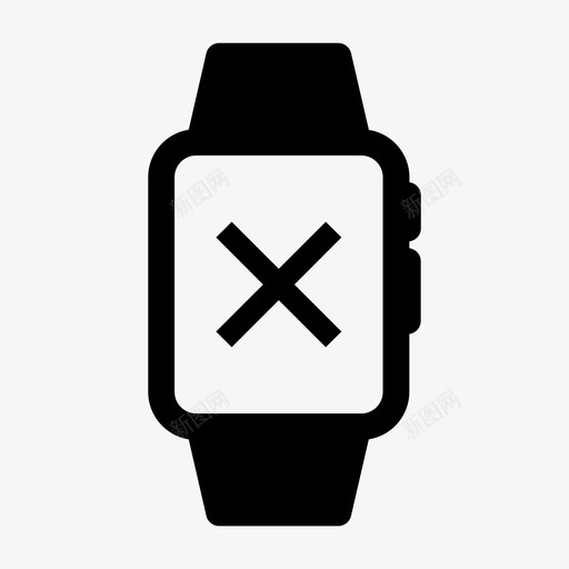 错了设备手表图标svg_新图网 https://ixintu.com 手表 设备 错了