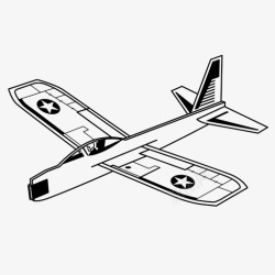 滑翔机玩具滑翔机飞机套件图标高清图片