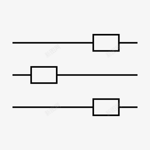 均衡器更改配置图标svg_新图网 https://ixintu.com web用户界面线 均衡器 更改 过滤器 配置