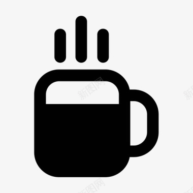 饮料杯咖啡杯子图标图标