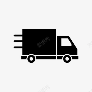 货物递送包裹运输图标图标