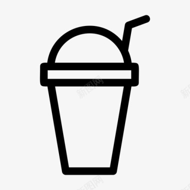冰沙杯子饮料图标图标