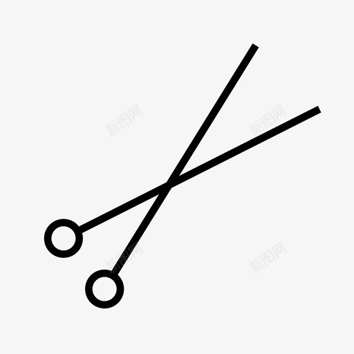 剪切时尚剪刀图标svg_新图网 https://ixintu.com 剪 剪刀 剪切 时尚 时尚字形